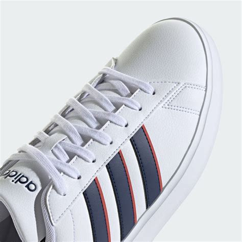 white Adidas grand court shoes